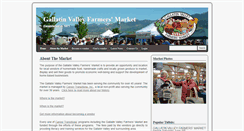 Desktop Screenshot of gallatinvalleyfarmersmarket.com